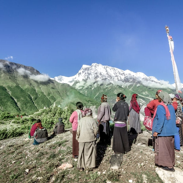 image of a sky funeral