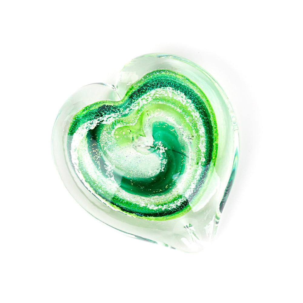 Pet ashes 2024 glass heart